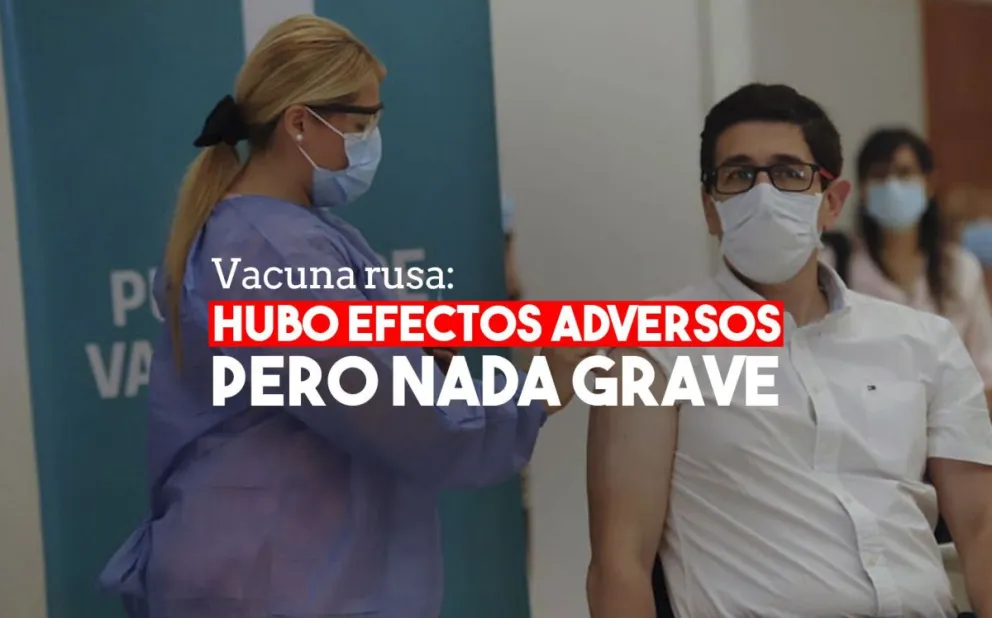 El 1% de los vacunados por covid presentó efectos adversos