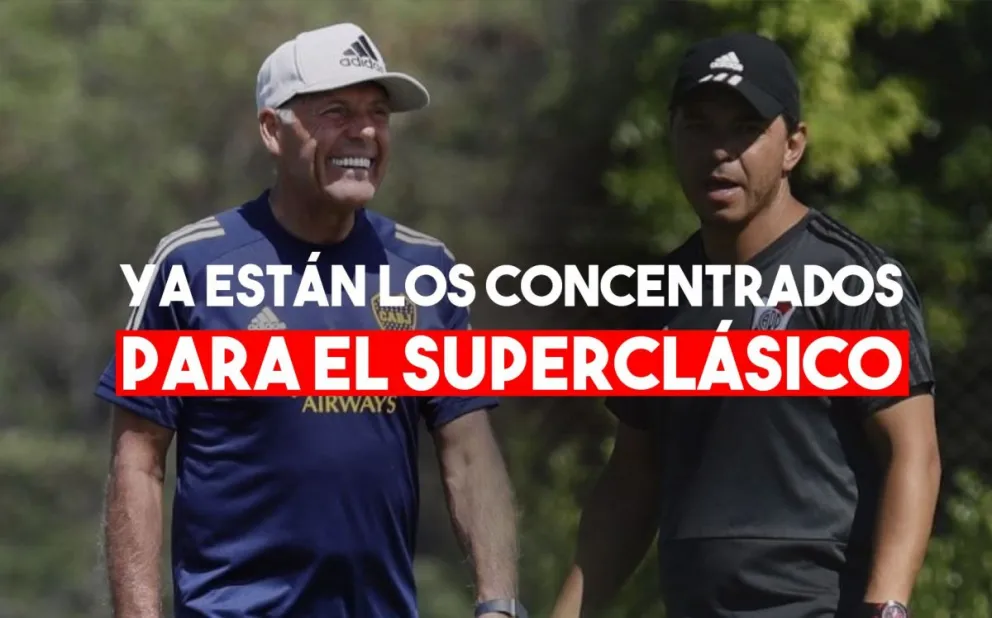Russo y Gallardo definieron la lista de concentrados para el Superclásico