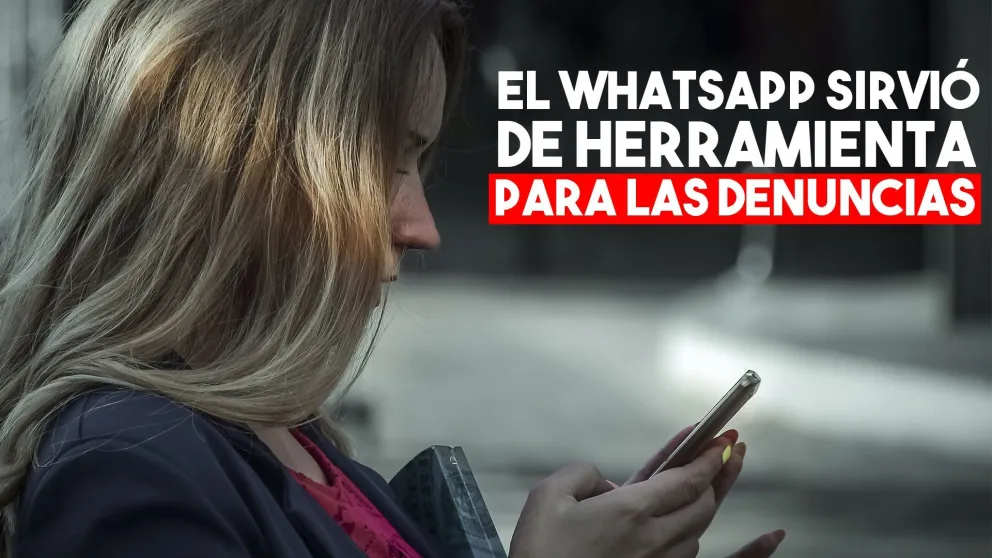 A través de su whatsapp, la línea de la mujer realizó 130 asistencias