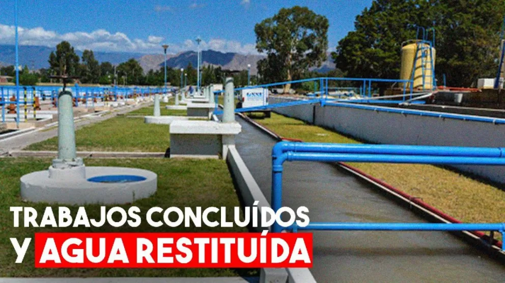 Concluyeron los trabajos en la planta potabilizadora de Marquesado