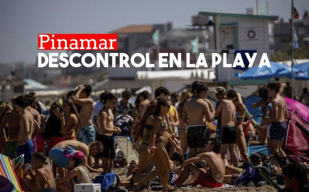 Pinamar: la policía tuvo que dispersar a cientos de jóvenes y hubo corridas en la playa