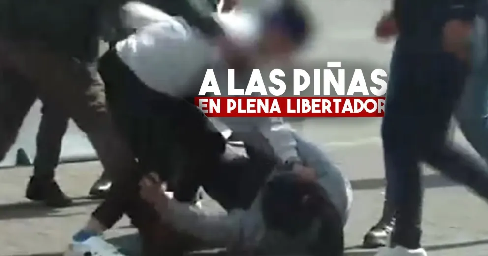 Once jóvenes protagonizaron una gresca y fueron demorados