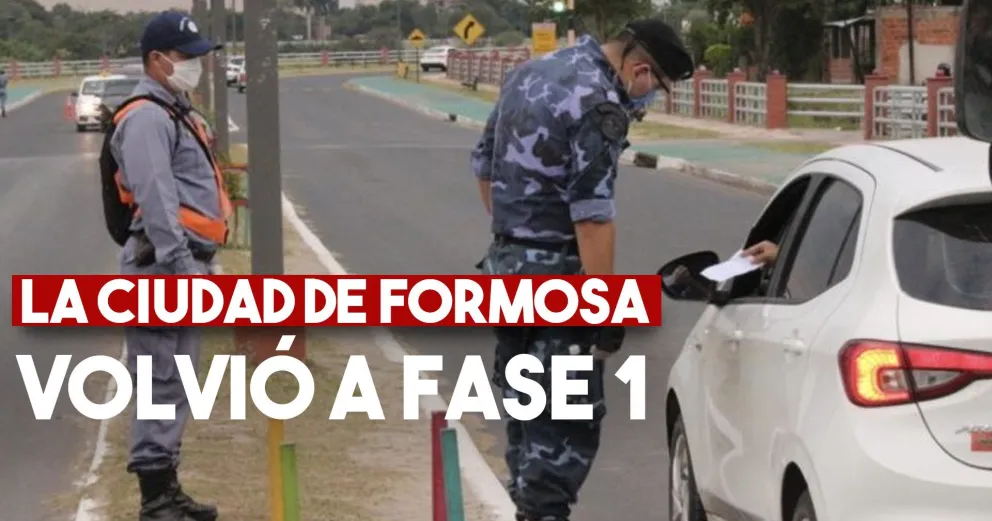 Por el avance del coronavirus, cierran la ciudad de Formosa: vuelve a fase uno