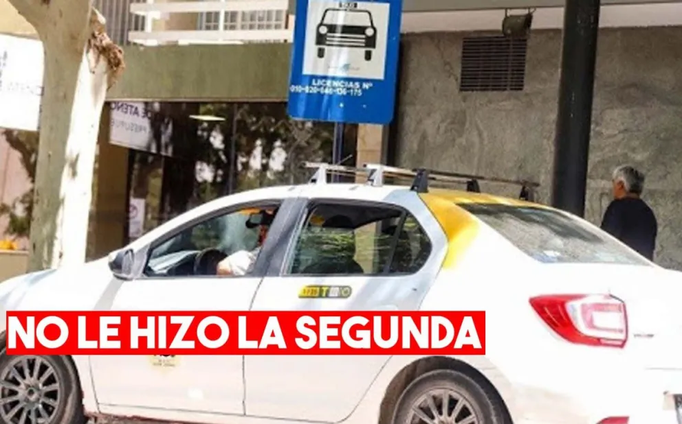 Fue a robar en taxi y el conductor lo denunció