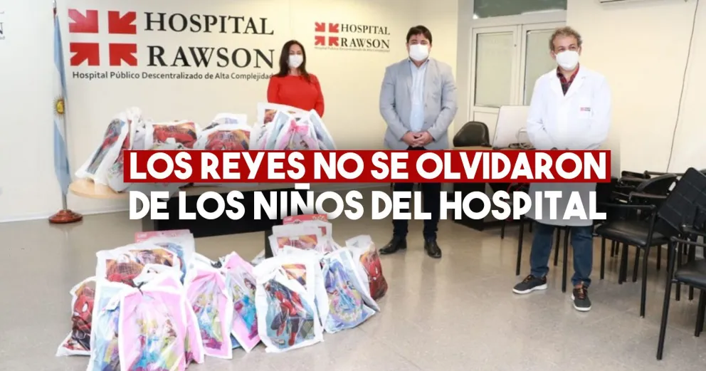 Los Reyes Magos pasaron por dos Hospitales