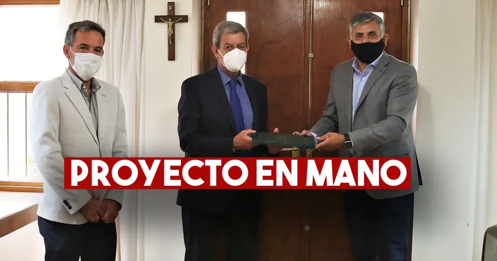 Entregaron al vicegobernador el proyecto de reforma tributaria