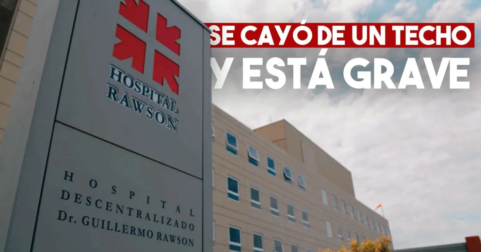 Accidente laboral: arreglaba un quincho, cayó desde dos metros y está grave