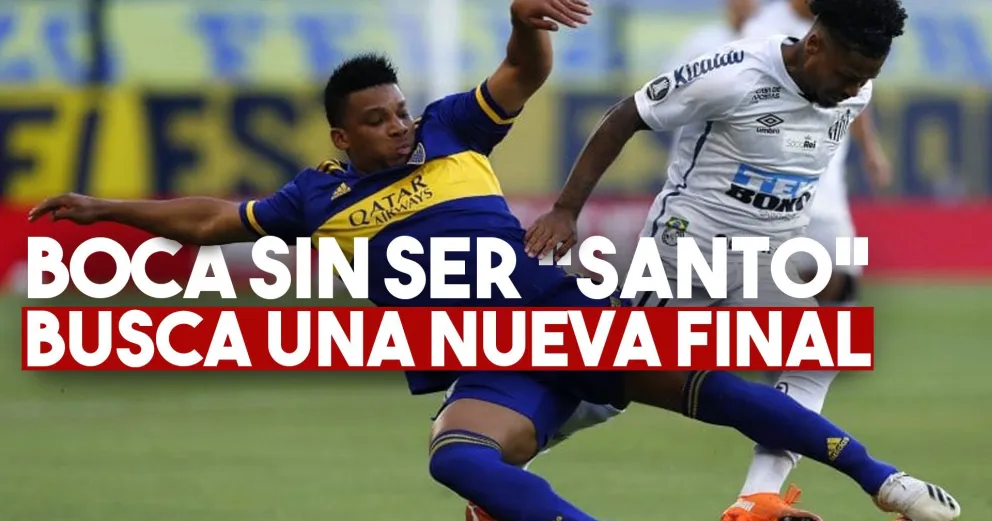 Boca domina a Santos en el inicio