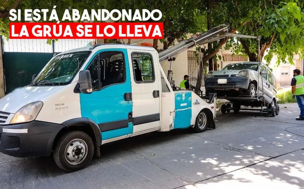Capital removió 58 vehículos abandonados en la vía pública
