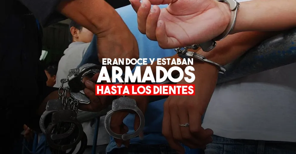 En patota y con violencia robaron en una casa de Santa Lucía y los detuvieron