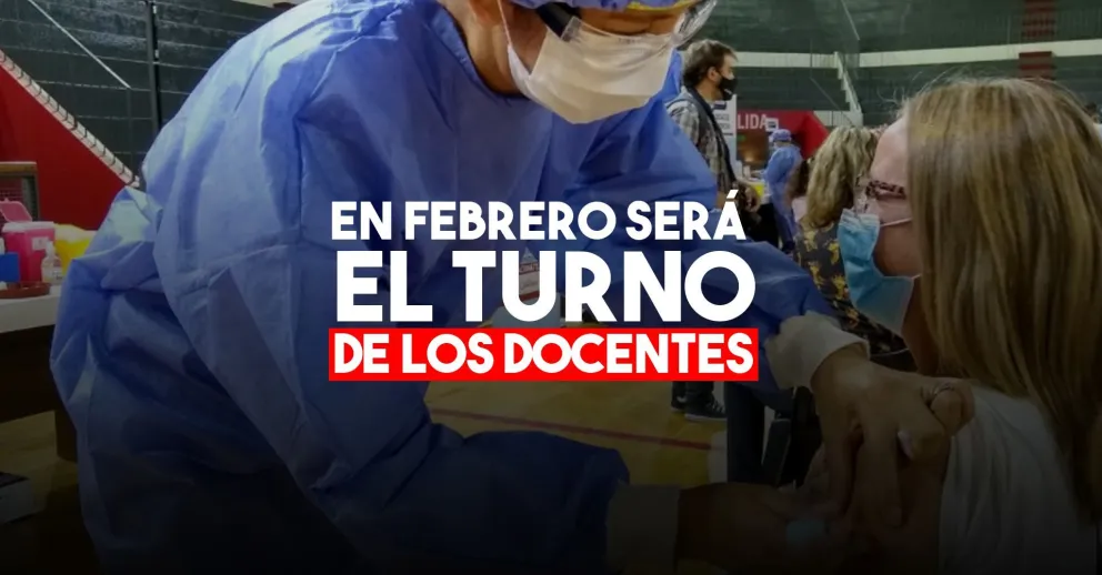 En febrero vacunarán a los docentes para asegurar el inicio de las clases