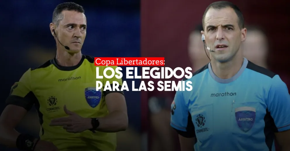 Copa Libertadores: Confirmaron a los árbitros para los partidos de vuelta