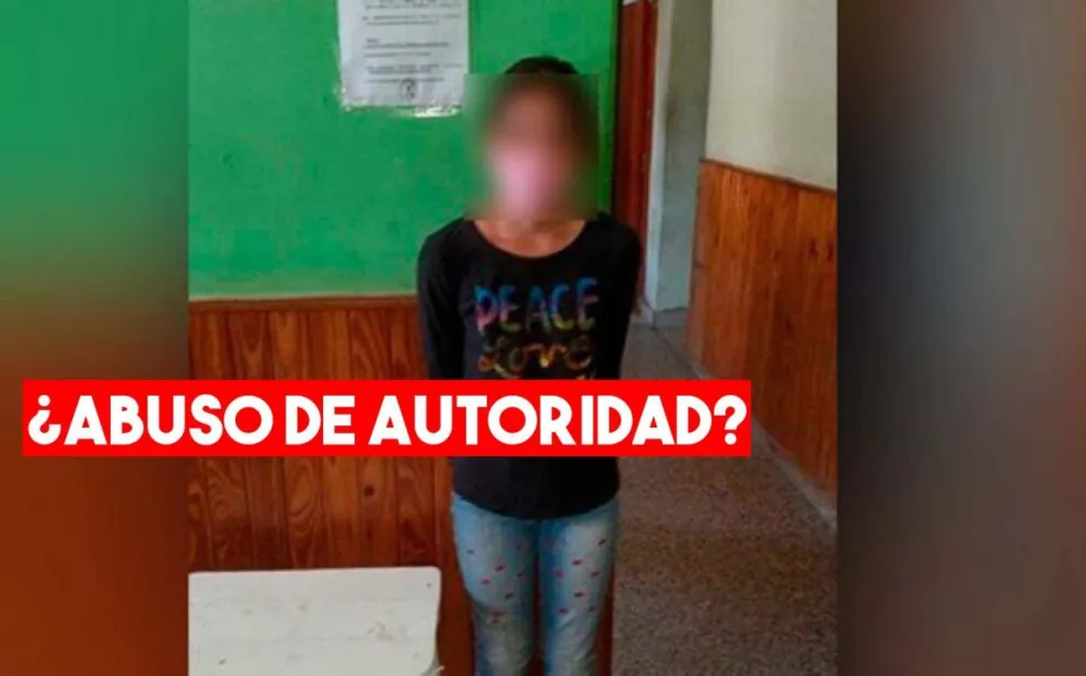 Una nena de 10 años fue detenida por no usar barbijo