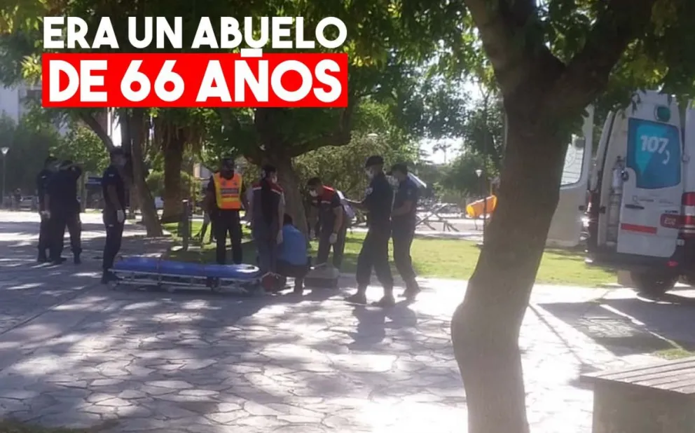 Identificaron al hombre fallecido en una plaza capitalina