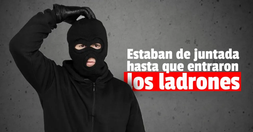 Una reunión de amigos fue interrumpida por ladrones