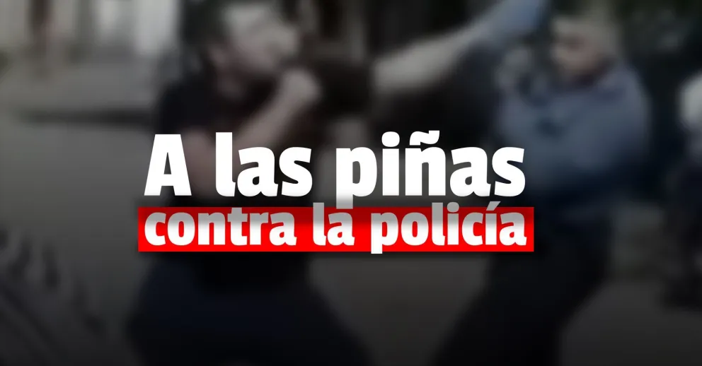 Tomaban alcohol en la plaza y se pusieron violentos con la policía