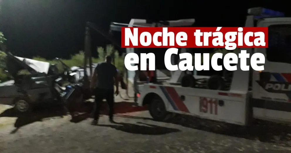 Dos jóvenes murieron tras un grave siniestro vial en Caucete