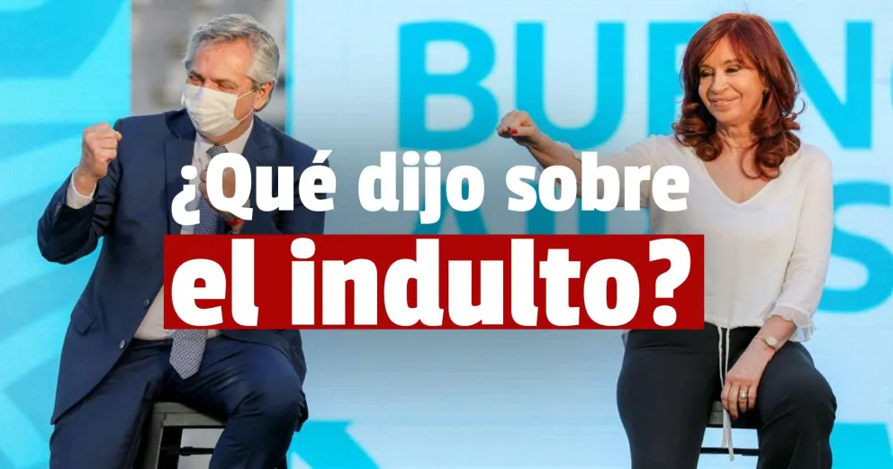 Alberto Fernández descartó la posibilidad de indultos en su gobierno