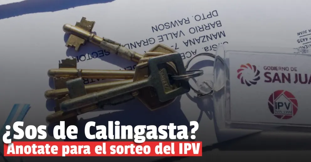 Se termina el plazo para participar del sorteo del IPV en Calingasta