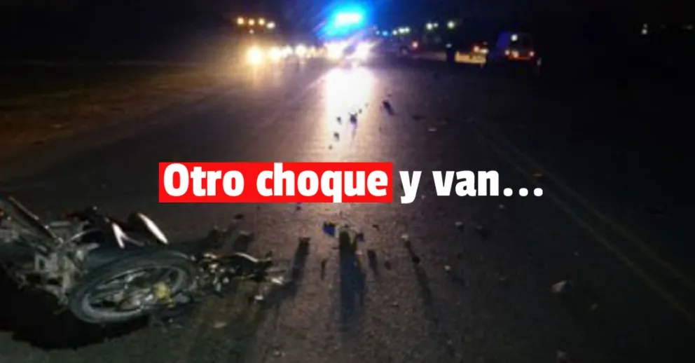 Fuerte choque dejó a una mujer con graves lesiones