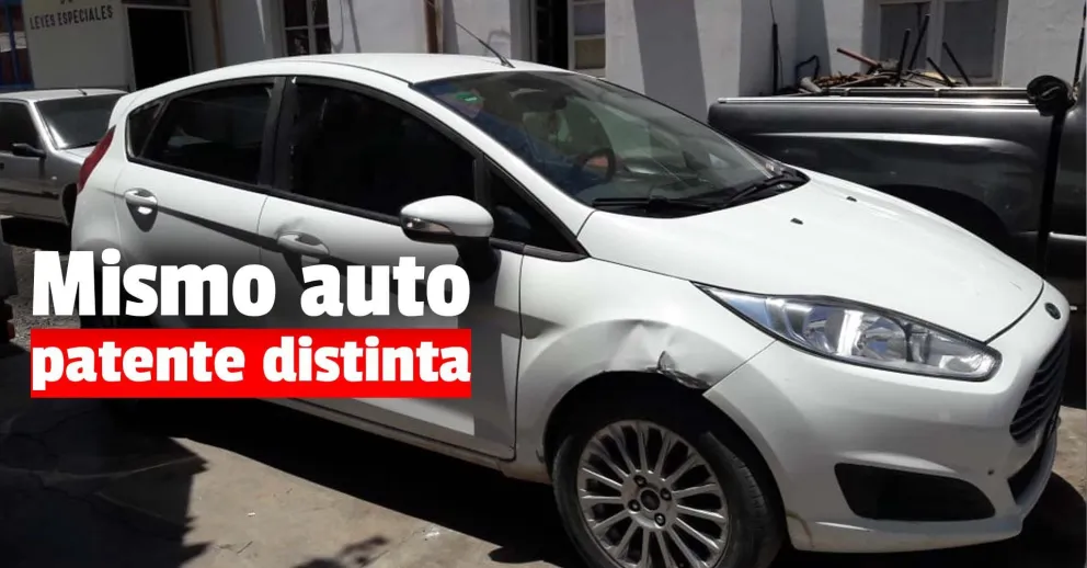 Encontraron en Rawson un auto que fue robado en Mendoza