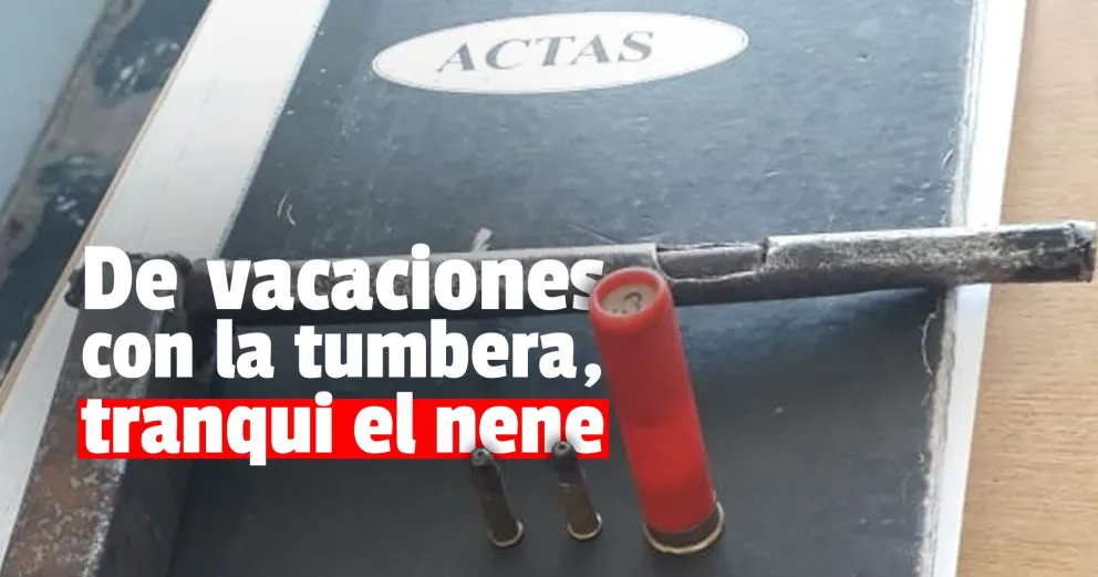 Detienen a un menor que viajaba en colectivo con un arma tumbera