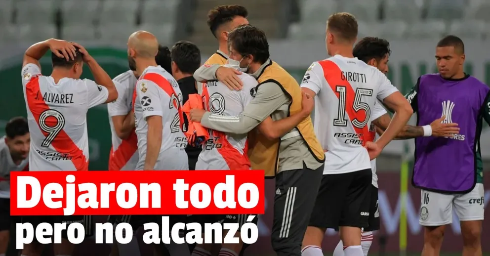 River jugó mejor que Palmeiras pero no le alcanzó para poder acceder a la final