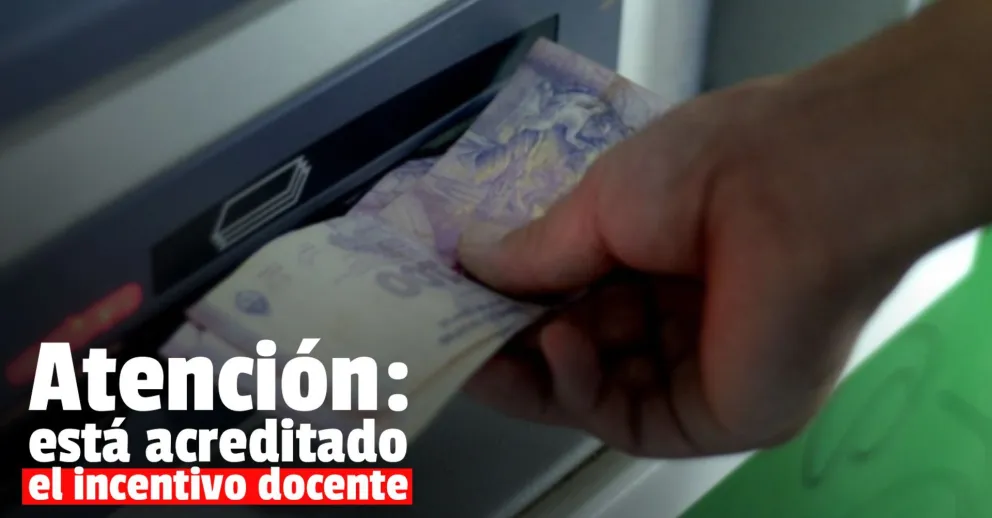 El incentivo docente estará acreditado este miércoles