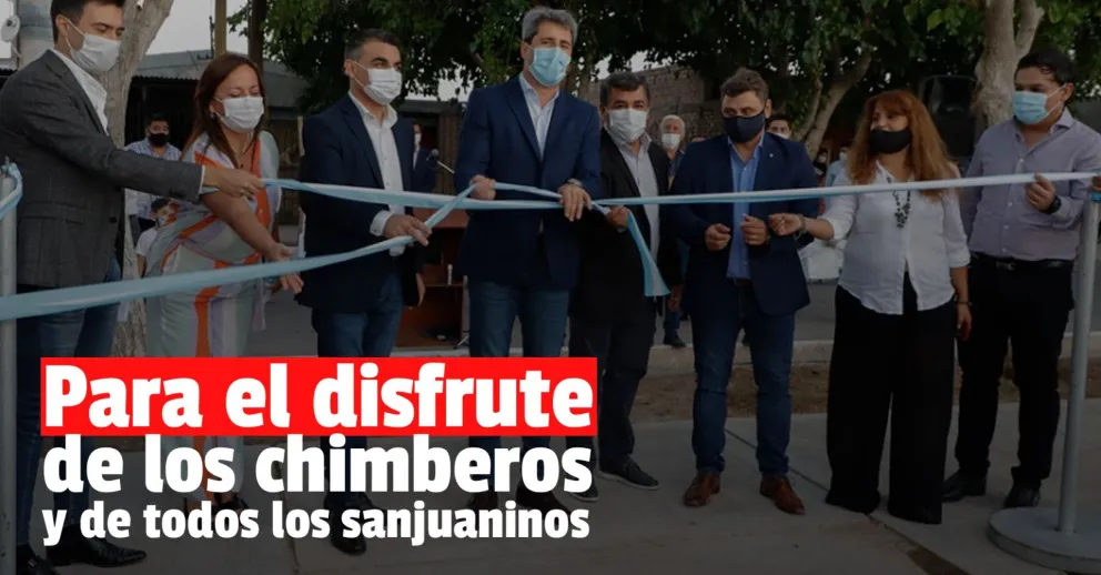 Chimbas cuenta con un nuevo parque con polideportivo de lujo