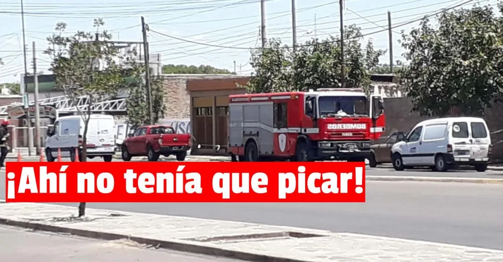 Susto en Trinidad por un escape de gas debido a la rotura de un caño