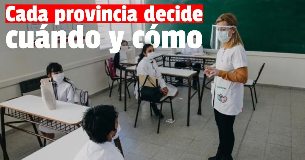 Cada provincia decidirá cómo será la vuelta a clases