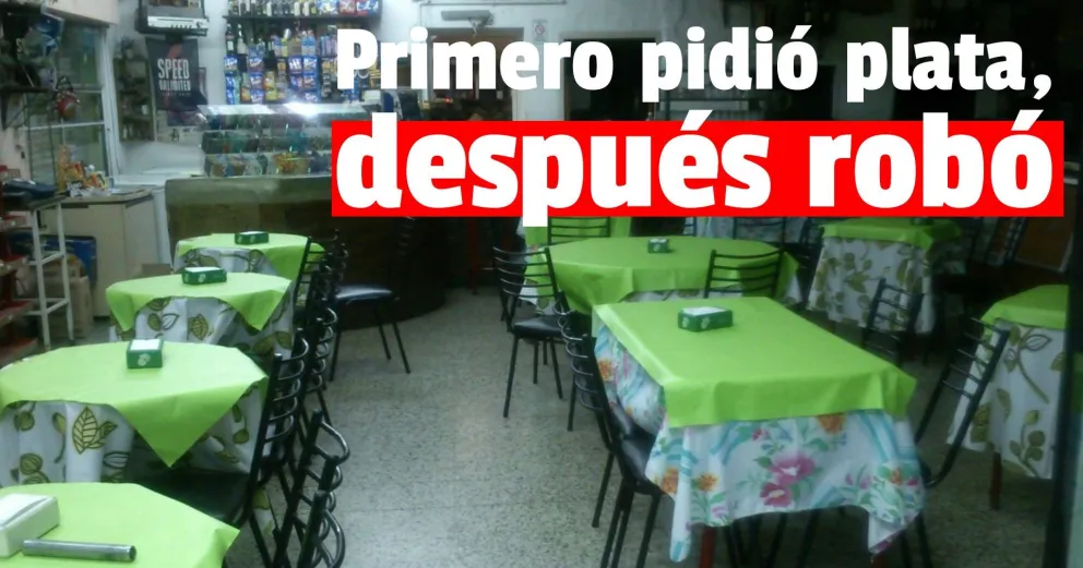 Robó un celular en el baño de un restaurante y fue detenido