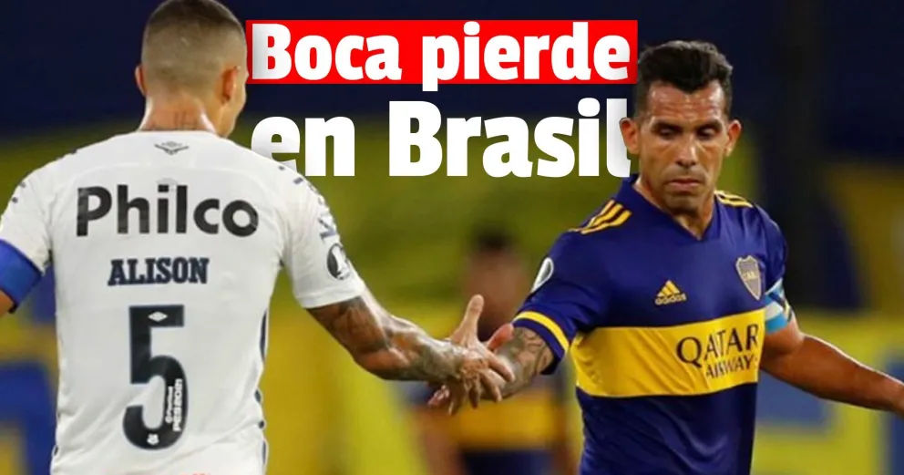 Santos le gana a Boca y por ahora es finalista