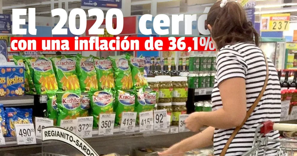 El Indec informó que la inflación de diciembre fue la más alta de 2020: marcó 4%