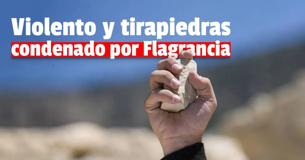 No lo dejaron subir al colectivo y lo apedreó