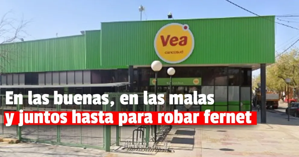 Una pareja intentó robar dos botellas de fernet y terminaron detenidos
