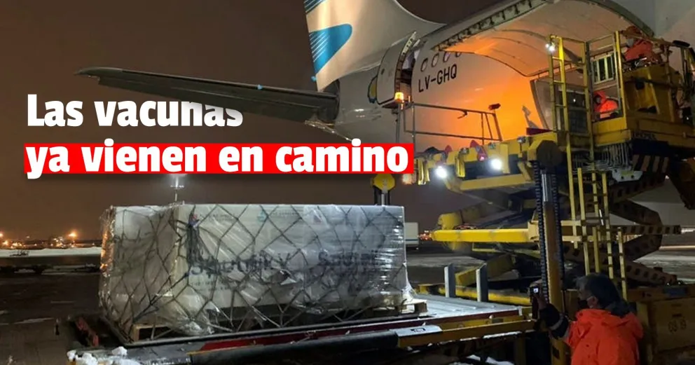 El avión que traerá la segunda dosis de la vacuna Sputnik V ya viaja hacia Buenos Aires