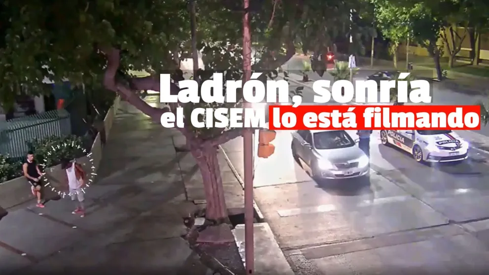 Un delincuente fue apresado gracias al CISEM