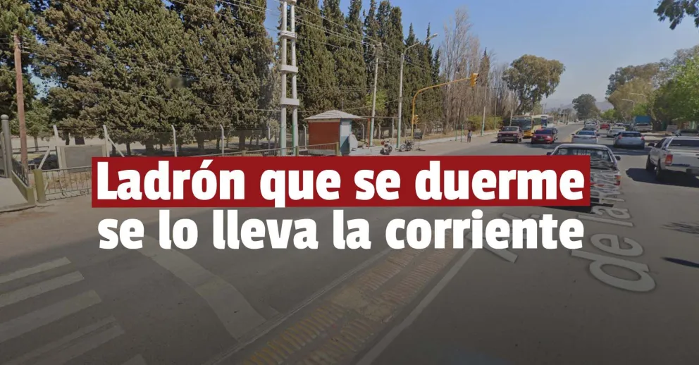 Se tiró al canal para escapar de la Policía