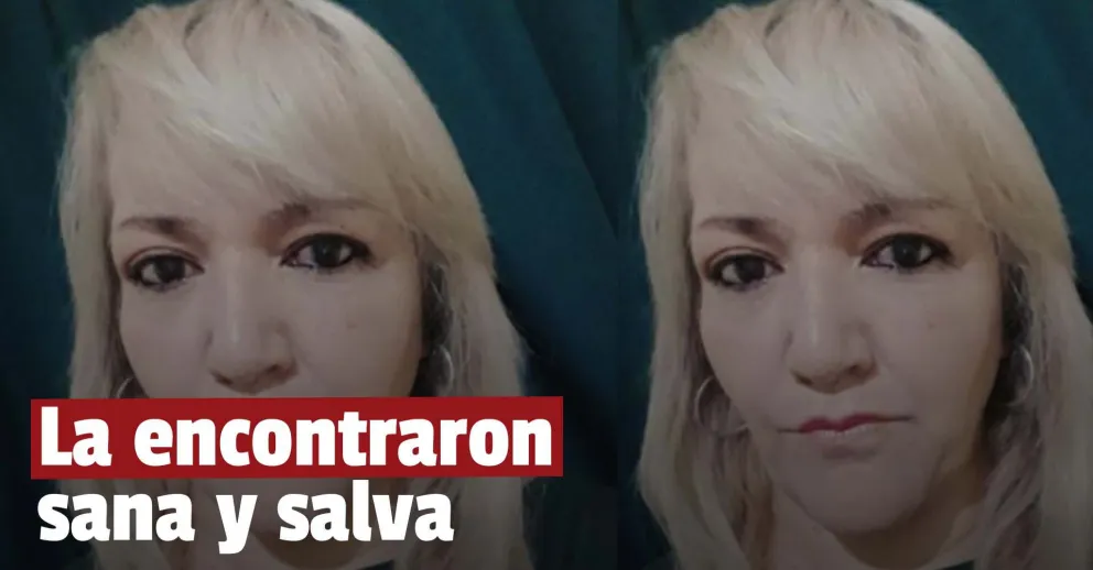 Apareció la mujer que era intensamente buscada en Valle Fértil