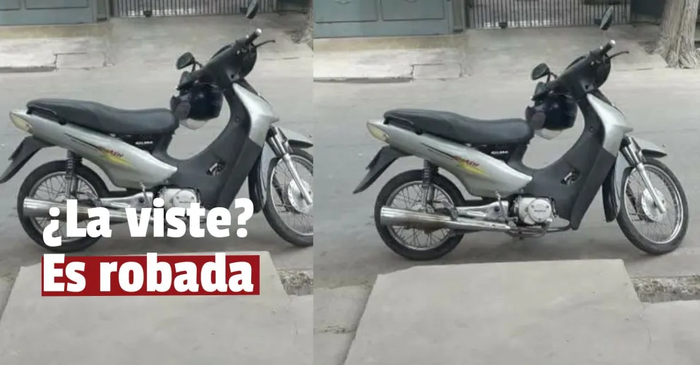 Es preventista y le robaron la moto con la que trabaja