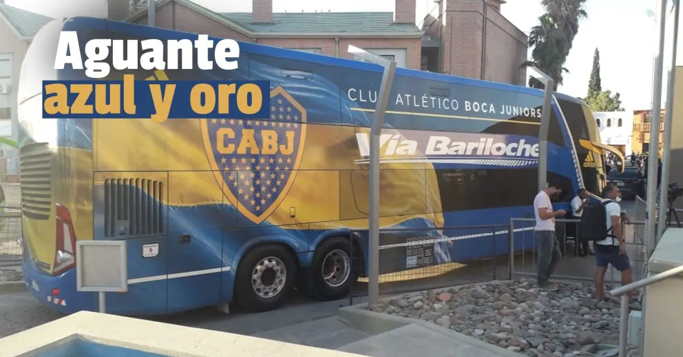 Los hinchas le hicieron el aguante a Boca