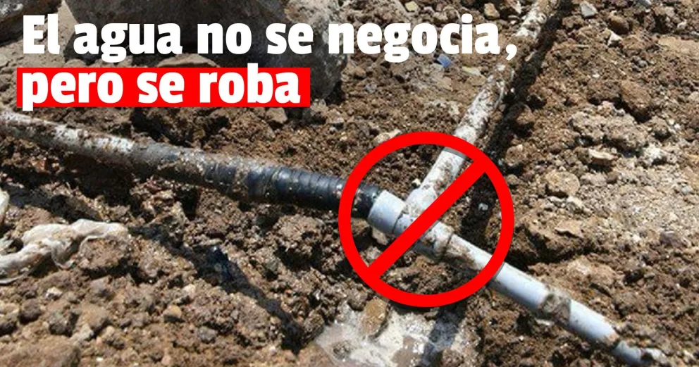 Los engancharon realizando una conexión clandestina de agua y fueron detenidos