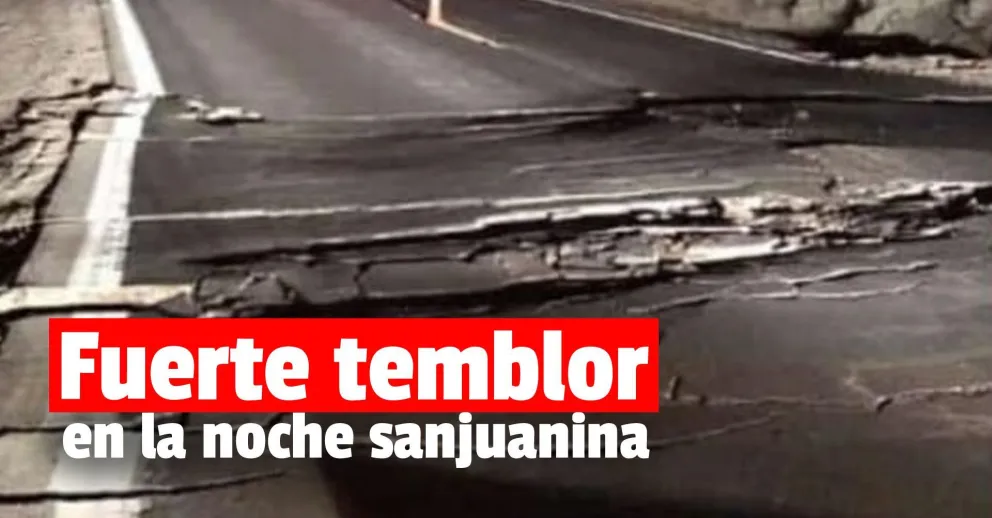 Fuerte temblor de 6.8° sacudió a San Juan