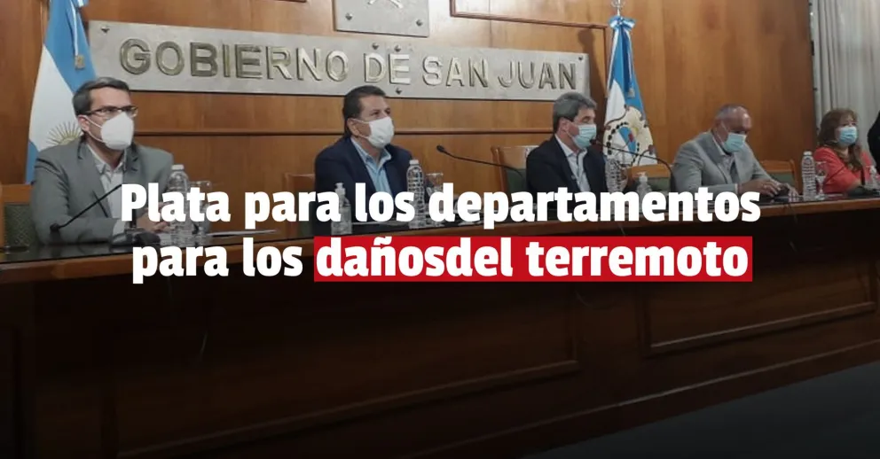 Por DNU los departamentos recibirán dinero para los daños ocasionados