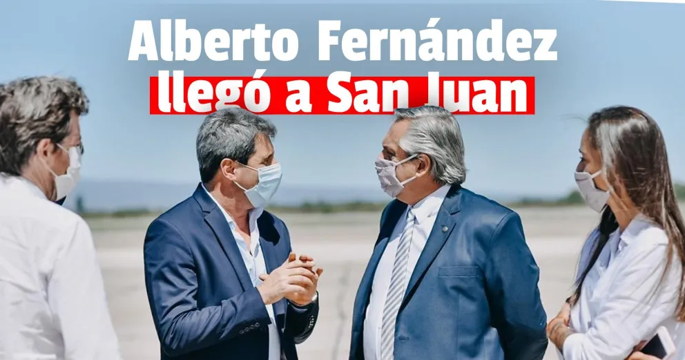 El presidente arribó a la provincia para conocer la situación post terremoto