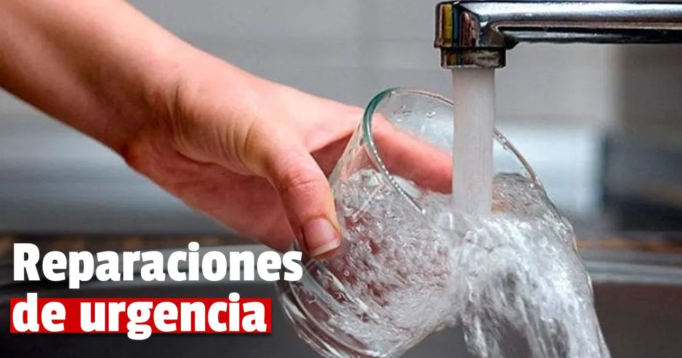 Tras las roturas por el sismo, ya hay agua en Chimbas