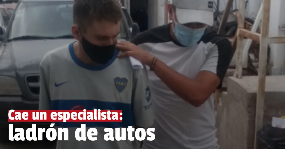 En un allanamiento cae un ladrón que robaba autos en Capital