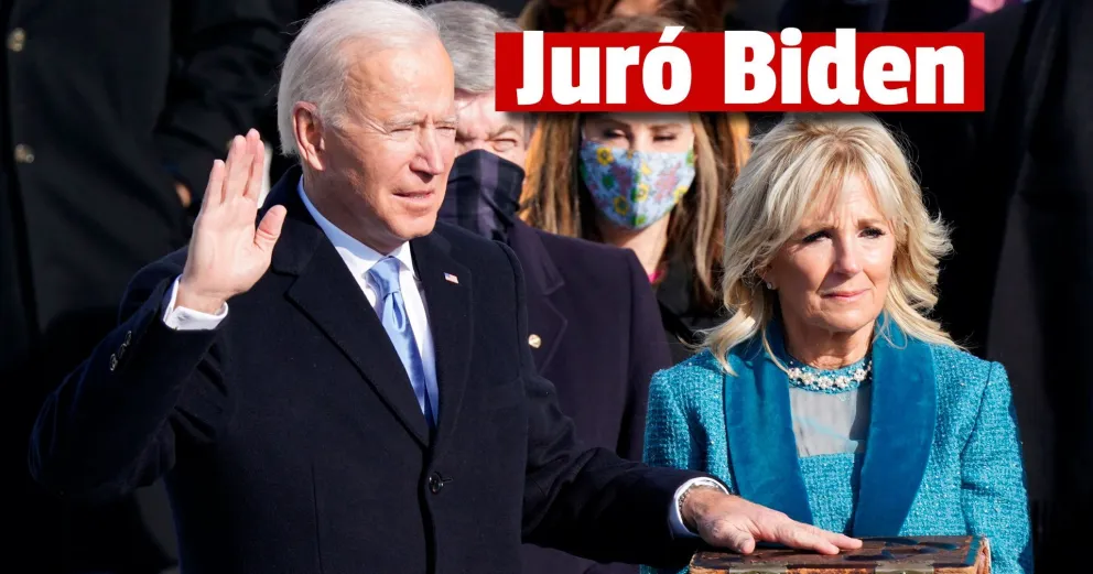 Biden asumió como presidente de los Estados Unidos: "La democracia ha prevalecido"