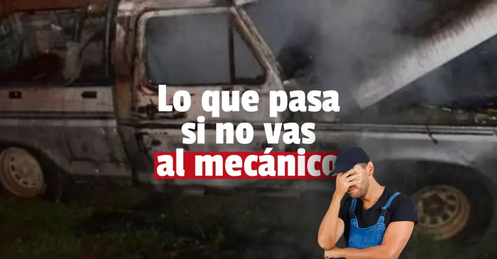 Rawson: por un desperfecto mecánico se le prendió fuego la camioneta
